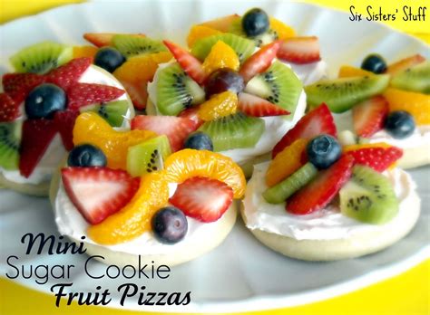 Mini Sugar Cookie Fruit Pizza Recipe