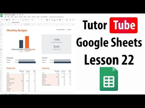 Google Sheets Tutorial Free 的图像结果
