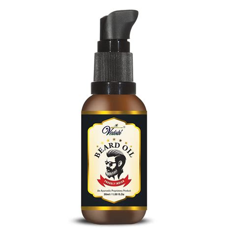 Vedobi Ayurvedic Beard Growth oil for men With jojoba oil and 10 ...