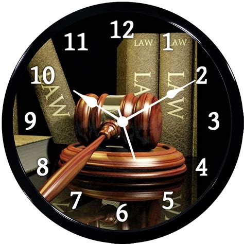 Buy Sakshi Sales Present Law Wall Clock for Living Room, Badroom, Shop ...
