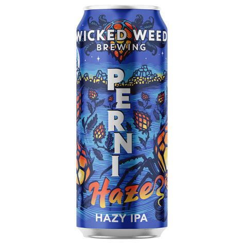 Wicked Weed Perni-Haze Hazy IPA Craft Beer (16 fl oz) Delivery or ...