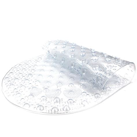 Buy White : Suction Cup Anti Non Slip Anti-Bacterial Bath Shower Mat ...