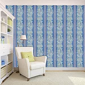 Buy Bag Factory Wallpaper Coverage 56 SFT @ Rs 22.50/ SFT Blue with ...