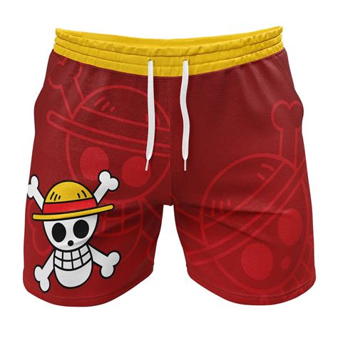 Luffy v2 One Piece Gym Shorts - Anime Ape