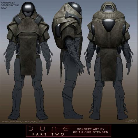 "Dune: Part Two (Film)" - Harkonnen Armor Concept Art | Hình ảnh, Tàu ...