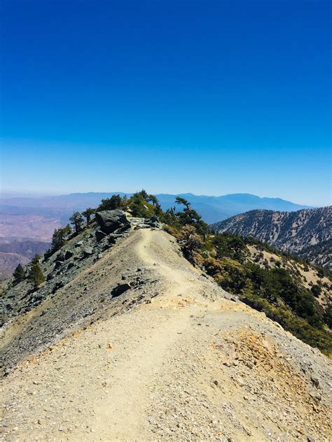 The eponymous section of the Devil's Backbone trail. – Mt. Baldy ...