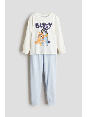 Buy H&M Boys Blue Printed Cotton Pyjamas (1.5-2 Years) Online