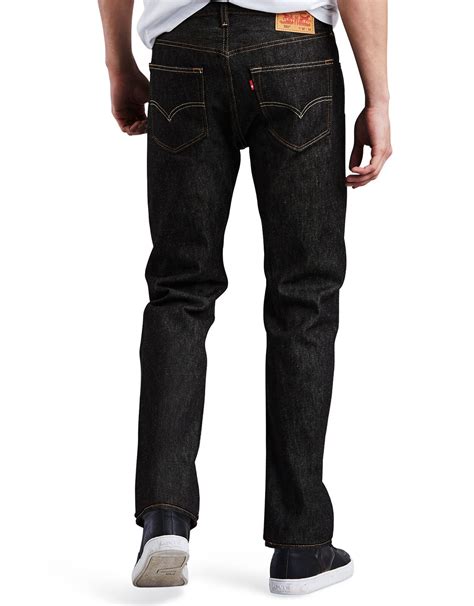 Mens Black Levi Jeans Levi's 515 Slim Taper Fit Jeans Minute Men