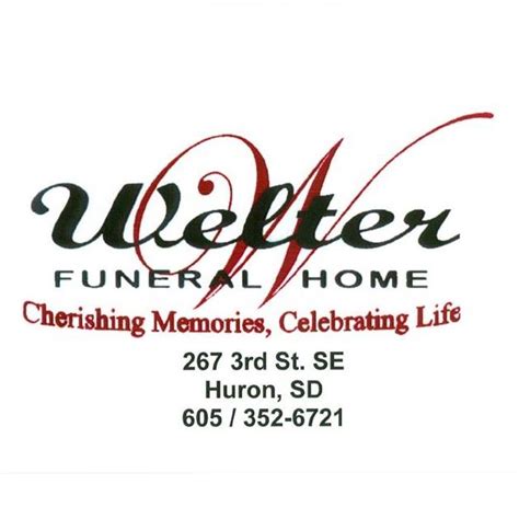 Welter Funeral Home | Huron SD