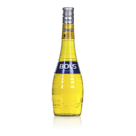 Bols Yellow Banana, minuman keras pisang kuning, 17% vol., 700ml, Botol ...
