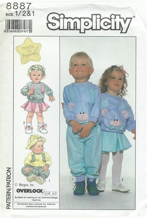 Image result for Simplicity Pattern S8872 Tutorial