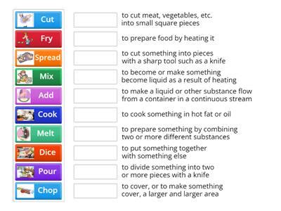 Cooking Verbs 的图像结果