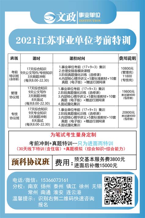 2021江苏事业单位统考公告职位表汇总（省属+各地市）