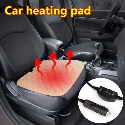 Liwarace Universal Car Heated Seat Cushion Heating Cover Pad Mat Warm Winter 12V - Walmart.com