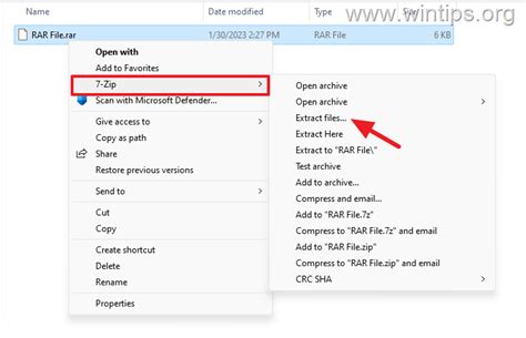 RAR Extraction File 的图像结果