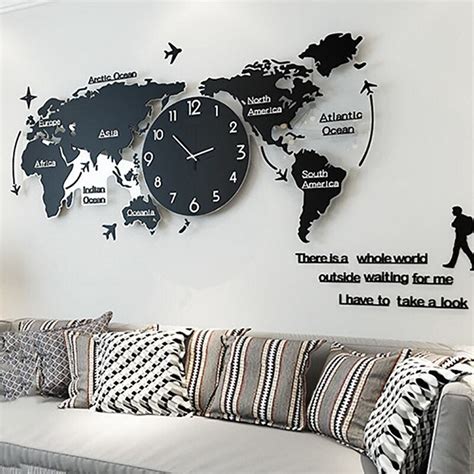Map - Wall Clock – TangyOak