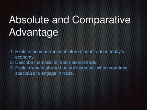 Image result for Absolute vs Comparative Advantage