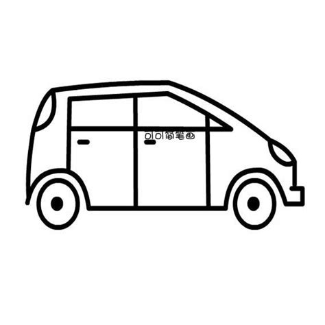 儿童图画简易画小汽车(2)_伊卟图库