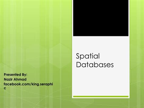 Image result for Spatial Databases in DBMS Video Lectures