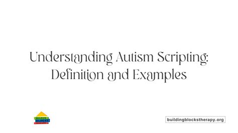 Image result for Video On Scripting Autism