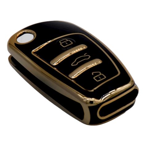 KMH TPU Gold Car Key Cover Compatible with Audi A1 A3 A6 Q2 Q3 Q7 TT ...