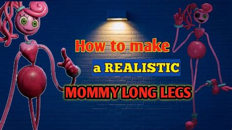 HOW TO MAKE A REALISTIC MOMMY LONG LEGS - YouTube
