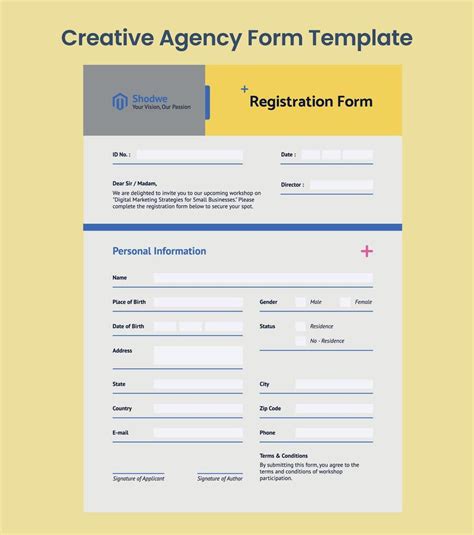 Image result for Creative Registration Forms
