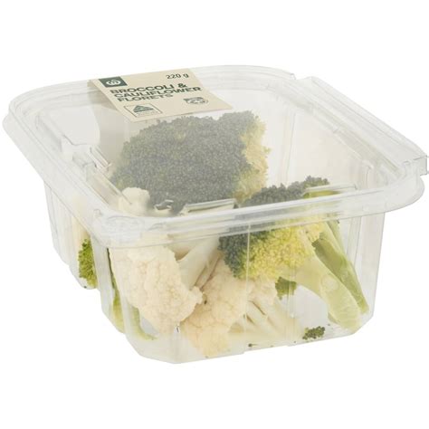 Woolworths Broccoli & Cauliflower Florets 220g | Woolworths