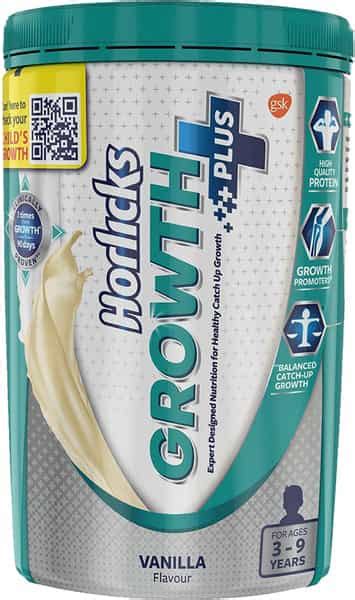 Buy HORLICKS GROWTH PLUS VANILLA NUTRITION DRINK JAR OF 400 G Online ...