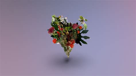 flower bouquet - 3D model by SurWdB [e7405fe] - Sketchfab