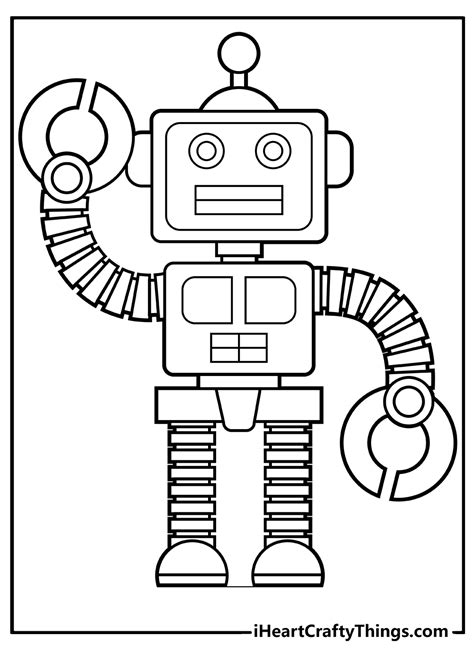 Robot Coloring Pages 的图像结果