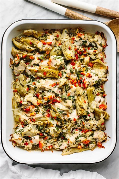Spinach Artichoke Chicken Casserole Recipe