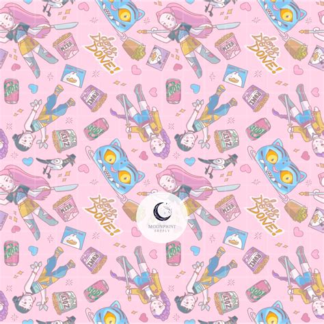 Kpop Demon Hunters Seamless Pattern Digital Download With Rumi Mira ...