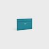 MEDIUM CARD HOLDER IN GRAINED CALFSKIN - COBALT | CELINE
