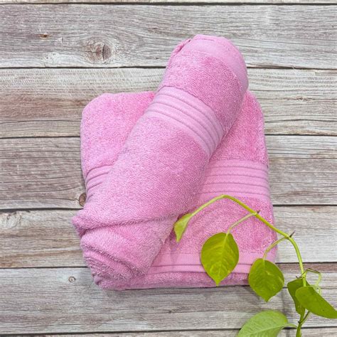 Pink Bath And salon Towel Combo – KNG Cloth Craft