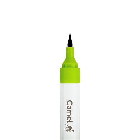 Camel Brush Pens 12 Shades Multicolour Watercolour Effect Fine Tip Soft ...