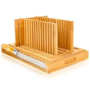 Buy Bread Slicer for Homemade Bread, Adjustable Thickness and Width ...