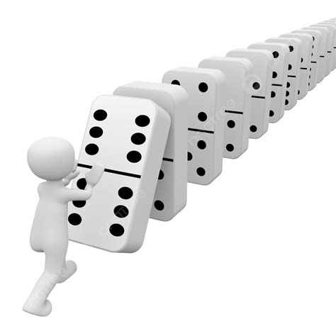Domino Caindo Clipart