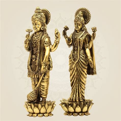 Superfine Brass Laxmi Narayan Standing Idol – Buy & Save 10%