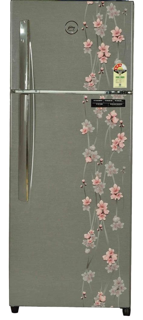 Godrej 261 L 3 Star Frost Free Double Door Refrigerator Silver Meadow ...