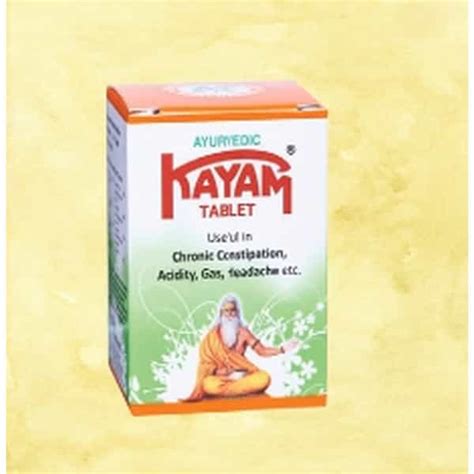 Buy KAYAM TABLET 30 (PACK OF 3) Online & Get Upto 60% OFF at PharmEasy