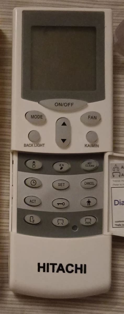 RAU318HUD RAS318HUD Remote Compatible for Hitachi Split AC Remote with ...