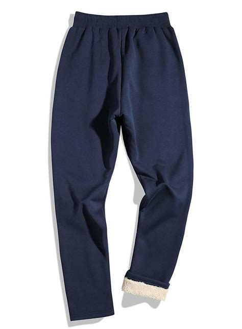 Gihuo Men's Winter Fleece Pants Sherpa Lined Sweatpants