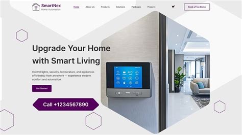 6 Home Automation Website Templates for Smart Home Websites