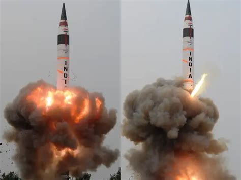 Agni-V missile's maiden canister-based trial successful - Agni-V's ...