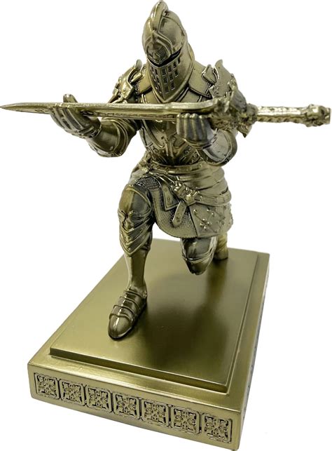 Amazon.com: Ofiedx Medieval Knight Pen Holder King's Guard Armored ...