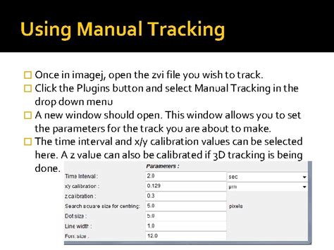 Image result for Manual Tracking ImageJ