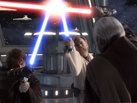 Anakin Skywalker And Obi Wan Kenobi Vs Count Dooku