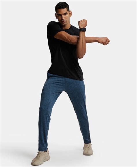 Buy Soft Touch Microfiber Elastane Stretch Trackpant with Side Pockets ...