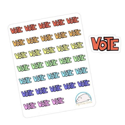 Voting Stickers 的图像结果